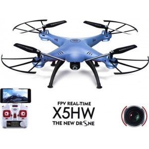 Syma X5HW drone met HD camera FPV live wifi quadcopter -Blue
