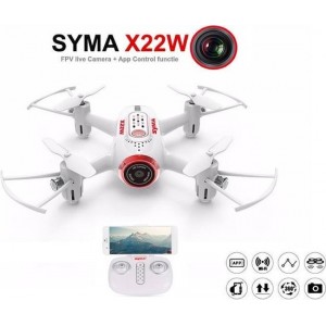 Syma X22W mini drone met WiFi FPV 720p camera + gratis pak batterijen!