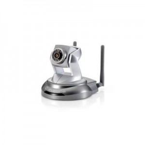 LevelOne beveiligingscamera: WCS-6050 - Draadloze P/T-netwerkcamera met 5-Megapixel voor dag/nacht - Zilver