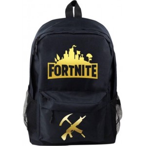 Fortnite Rugzak | Rugtas | Schooltas | Tas | Zwart Goud | 26,2 liter