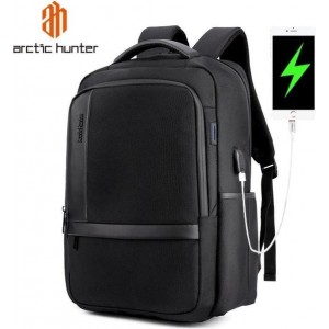 Artic Hunter Rugzak - USB Poort - Zeer Luxe Uitvoering Met Beschermkussens voor de Laptop - 15.6 Inch Laptop Vak