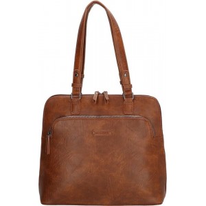 Enrico Benetti Caen Laptoptas - 13 inch - Cognac