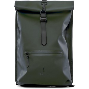 Rains Roll Top Rucksack Tas Heren - One Size - Green