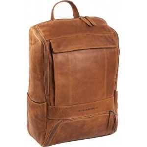 Chesterfield Rich Leren Laptop Rugtas - 15,4 inch - Cognac