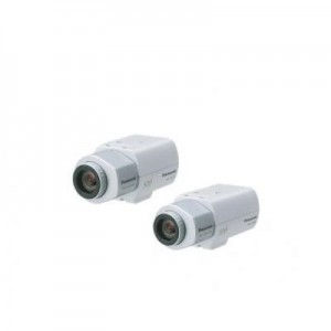 Panasonic beveiligingscamera: CCD, 1/3", S/N 52dB, White ballance AWC, ATW, IR LED, 0.008lx - Wit