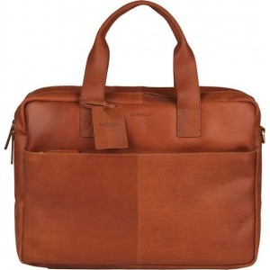 BURKELY Vintage Jesse Aktetas/  Laptoptas - 14 inch - Cognac