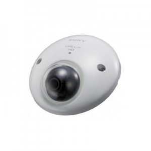 Sony beveiligingscamera: Compact Full HD Mini Dome IP IP66 Outdoor, PoE, RJ45 - Wit