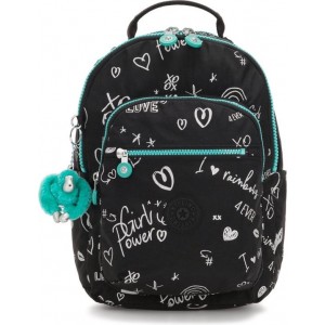 Kipling Seoul Go Small Laptoprugzak 13 inch - Girl Doodle