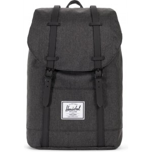 Herschel Supply Co. Retreat Rugzak - Black Crosshatch/Black