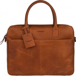 BURKELY Vintage Jack Aktetas - 13,3 inch Laptoptas - Cognac