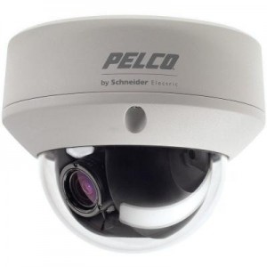 Pelco beveiligingscamera: Dome Rugged Outdoor, WDR - Wit