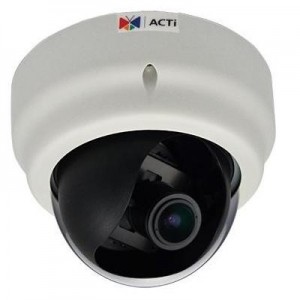ACTi beveiligingscamera: 2MP, 1080p, 30 fps, 1/2.8" CMOS, Fast Ethernet, PoE, 5.43 W, 505 g - Wit