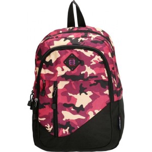 Enrico Benetti CAMOUFLAGE Roze Kinder Rugtas Rugzak 4-8 jaar Trendy