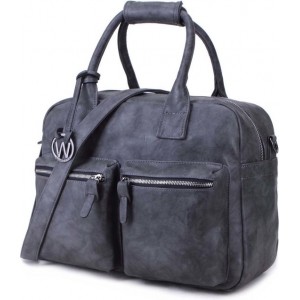 Wimona Alessia Two 1107 Schoudertas / Laptoptas - 15,4 inch - Grijs