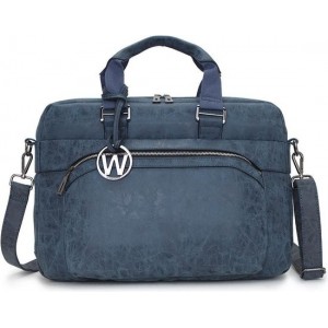 Wimona Eliana 2050 Dames Businesstas / Laptoptas - 15,4 inch - Blauw