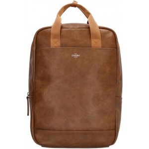 Ruime rugtas met laptopvak  15,6 inch (38 cm), brown - Charm