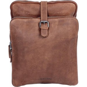 DSTRCT Raider Road Leren Rugtas - Cognac