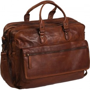 Chesterfield Bags Leren Laptoptas 17 inch Rowan Cognac