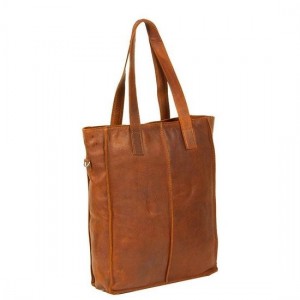 Justified Schoudertas Dames Shopper Cognac