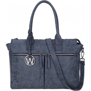 Wimona Catarina 2030 Schoudertas / Laptoptas - Blauw