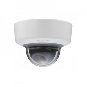 Sony beveiligingscamera: SNC-EM600, Dome, CMOS, 50dB, 1280 x 1024, 1.37MP - Wit