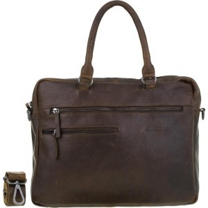 DSTRCT Raider Road Laptoptas 15 Cognac 360330