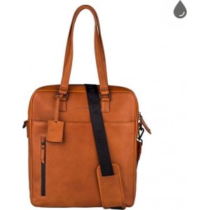 BURKELY Rain Riley Unisex Schoudertas Corroded cognac