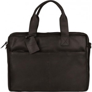 BURKELY Vintage River Aktetas - 15 inch Laptoptas - Zwart