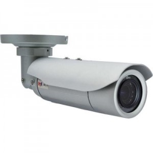 ACTi beveiligingscamera: 3MP, CMOS, 1250 TVL, H.264, 52dB, PoE, White - Wit