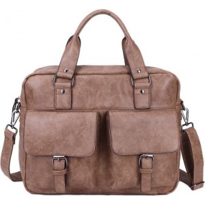 Wimona Camila 2077 Schoudertas / Laptoptas - 15,4 inch - Taupe