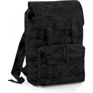 Bagbase Vintage Laptop Rugzak 18 Liter - Midnight Camo/Black