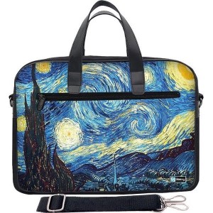 Laptoptas 17,3 inch / schoudertas schilderij - Sleevy - laptoptas - schooltas