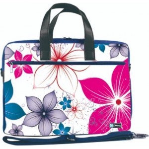 Laptoptas 13,3 / schoudertas fleurige bloemen - Sleevy - laptoptas - schooltas