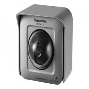 Panasonic beveiligingscamera: WV-SW175, Weatherproof, HD, Pan/Tilt, IP55, PoE, SD, Silver - Zilver