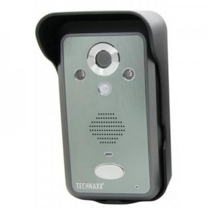 Technaxx beveiligingscamera: 3MP, IP55, 120°, 2 x IR LED, 134 x 74 x 31mm, 138g - Grijs