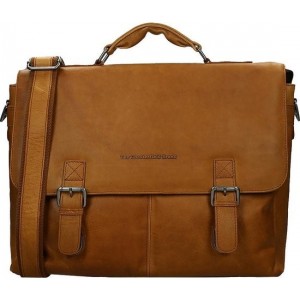 Chesterfield Werktas Belfast A4 met Laptopvak 15.6'' Cognac