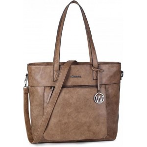 Wimona Evelina 4035 Shopper / Laptoptas - 15 inch - Taupe