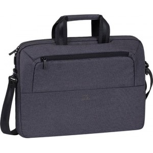 RivaCase Laptop Schoudertas - 15.6 Inch - Antraciet