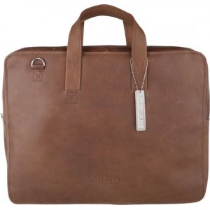 MYOMY My Paper Bag  Dames Laptoptas - 13 inch  - Bruin