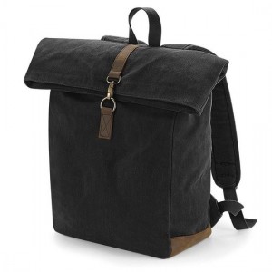 Senvi Rugzak Waxed Canvas - Kleur Zwart - 9 Liter