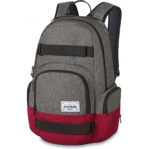 Dakine Atlas Rugzak - 15 inch laptopvak - Grijs/Rood