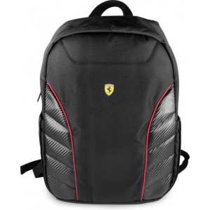 Ferrari universeel 15 inch Zwart Rugtas - Scuderia - FESRBBPCO15BK