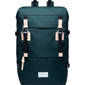 Sandqvist Harald Deep Green Dark Grey Rugzak  SQA1043 duurzaam - groen donkergrijs 21 L laptop 13 inch