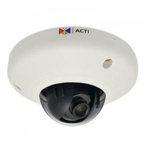 ACTi beveiligingscamera: 10MP, 3648 x 2736, 30 fps, 1/2.3" CMOS, Fast Ethernet, PoE, 3.84 W - Zwart, Wit