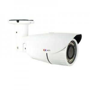 ACTi beveiligingscamera: CMOS, 1/2.8", 2048x1536px, 22xIR LED, 30m, 850nm, 80x258.3mm, 820g, White - Wit