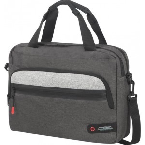 American Tourister Laptopschoudertas - City Aim Laptop Bag 15.6 inch Anthracite Grey