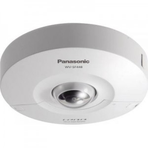 Panasonic beveiligingscamera: WV-SF448E, 1/3 MOS, 3.1MP, 52dB, SDXC/SDHC/SD, 10Base-T / 100Base-TX, RJ-45 - Wit