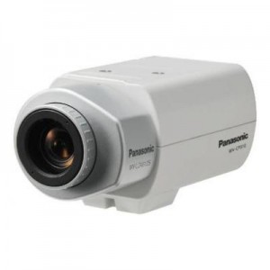 Panasonic beveiligingscamera: Day/Night fixed colour cameras, 120 V AC, 0.08 lux, F1.4, 650 TVL - Wit