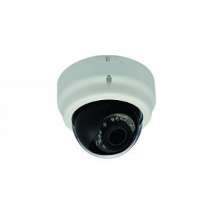 LevelOne beveiligingscamera: Fixed Dome Network Camera, 3-Megapixel, PoE 802.3af, Day & Night, IR LEDs - Zwart, Wit