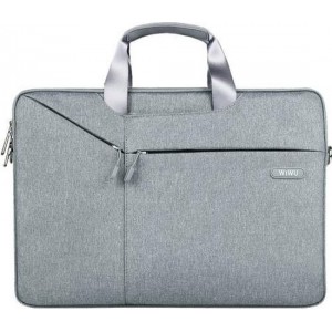 Gent Brief Case Laptoptas / Schoudertas voor Laptop 13.3 inch - Lightgrijs